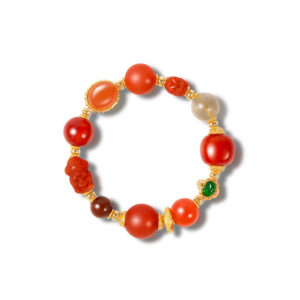 Secret in the Nanhong Bracelet: God of Wealth and Lion Bring You Money