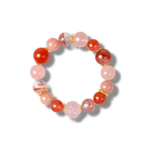 Nine Tailed Fox Mantra Crystal Bracelet