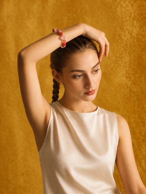 Nine Tailed Fox Mantra Crystal Bracelet