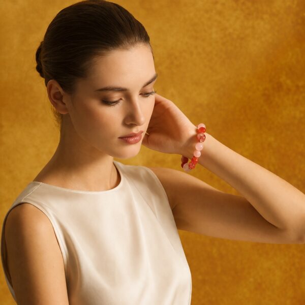 Nine Tailed Fox Mantra Crystal Bracelet