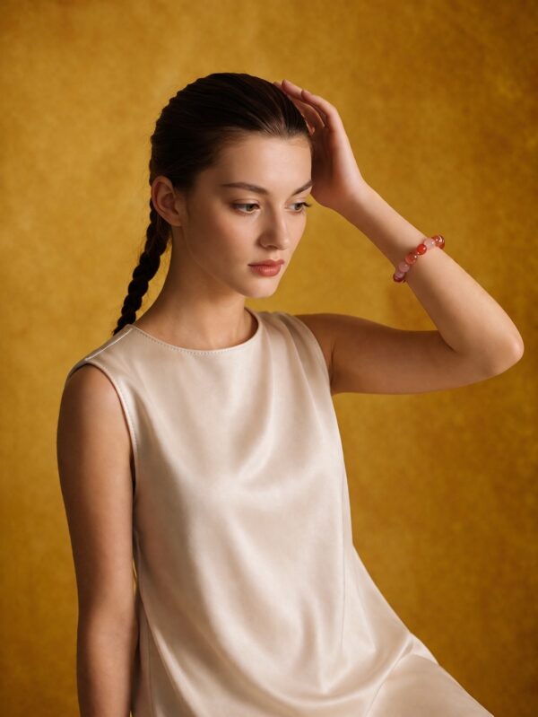 Nine Tailed Fox Mantra Crystal Bracelet