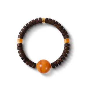 2 The Wealth Path Bracelet | Natural Agarwood & Beeswax