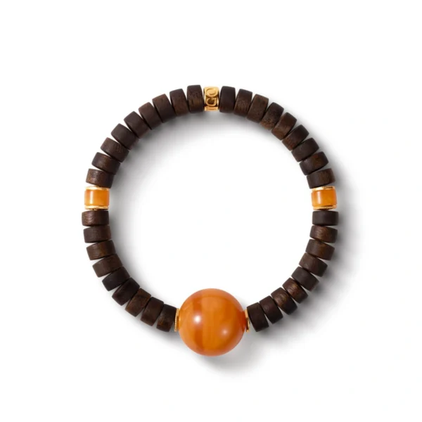 The Wealth Path Bracelet | Natural Agarwood & Beeswax